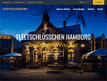 Tablet Screenshot of fleetschloesschen.de